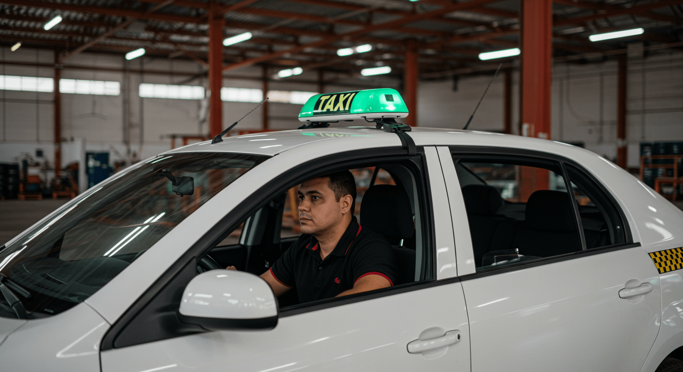 Inspeção para táxi